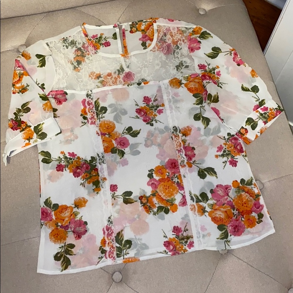 Floral Tunic Top